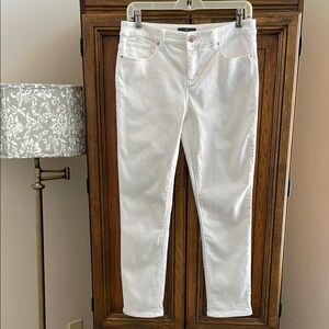 Chico's “So Slimming” White Skinny Ankle Length Jeans Size 4 (Chico’s size 00)